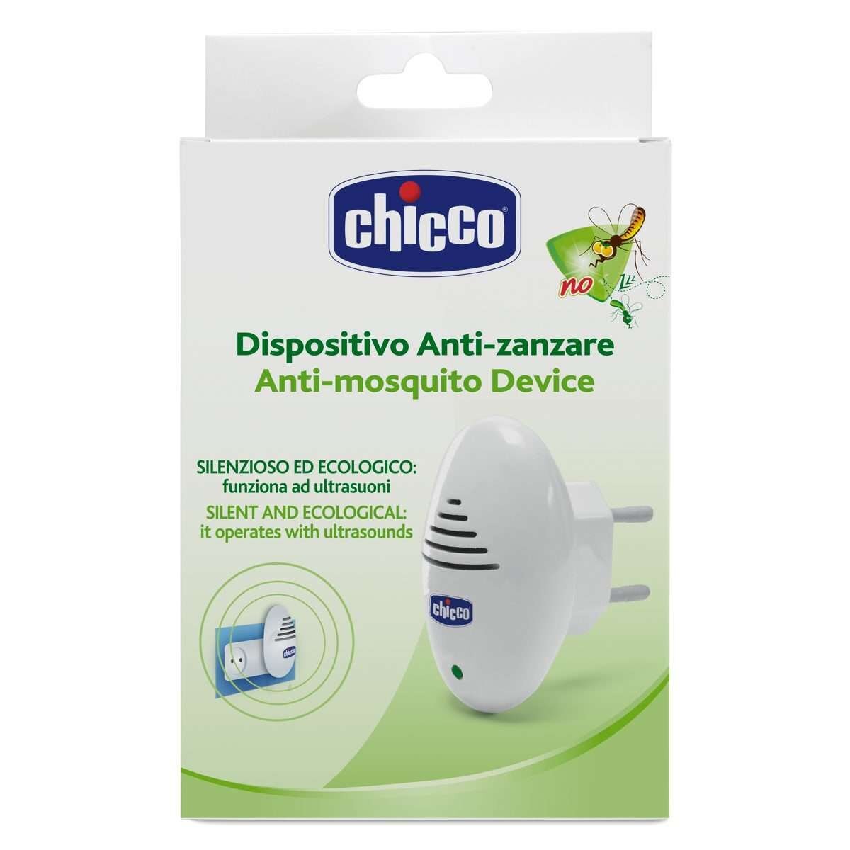 Chicco Ultrasone Anti-muggenstekker 12 Cm Wit