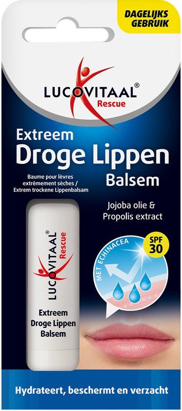 Lucovitaal Extreem Droge Lippen Balsem 5 gram SPF 30