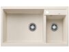 BLANCO Silgranit spoelbak, 860x500 mm, zacht wit