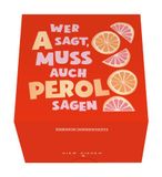 Grafische werkplaats bericht in een doos, cadeau-idee, 30 kaarten om af te scheuren, wie A zegt