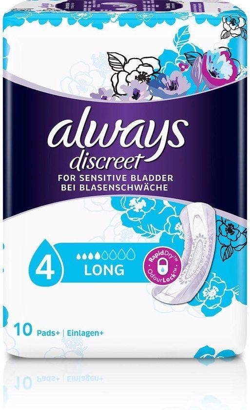 Always Discreet Lange Band - 10 stuks