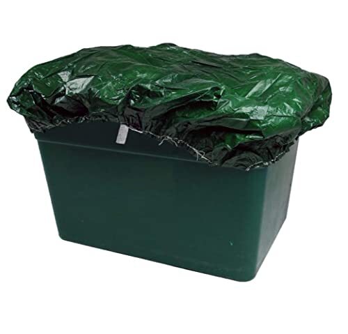 Sackmaker Boxhat - Blauwe of Groene Recycling Box Cover - Gelamineerd Waterdicht Recycling Deksel Aan de Stoeprand - Elastisch Verzegeld (Groen)