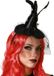 Atosa Halloween heksenhoed - mini hoedje op diadeem - zwart