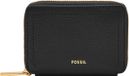 FOSSIL Logan Zip Around Card Case RFID Zwart