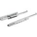Hettich Coulisse pour tiroir 30 kg – Amortisseur avec blocage – Longueur 450 mm – Fixation clipsable – Acier zingué – Montage sous tiroir
