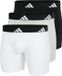 Adidas Sportswear Active Flex Cotton Heren Onderbroek Zwart/Grijs/Wit 3-Pack L