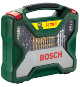 Bosch 70-delige X-Line titanium boren- en schroefbitset