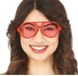 Guirca Aviator Party Bril - Rood - Volwassenen - Carnaval
