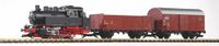 Piko 37120 - G Groot startspel 80 met 2 DB Epoque III goederenwagon (inclusief geluid + stoom)