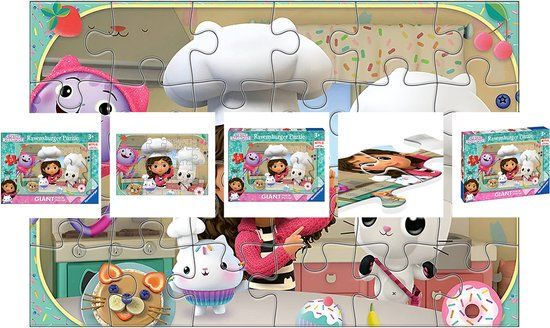 Ravensburger, 24-delige vloerpuzzel Gabby's Keuken uit Gabby's Dollhouse