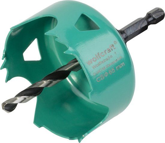Wolfcraft Carbonstalen gatenzaag Ø 65 mm