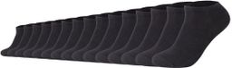 Camano Chaussettes pour baskets Unisexe lot de 15 Noir/Blanc/Gris Coton Taille 43-46