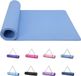 Tapis de yoga épais et antidérapant de 6 mm, adapté à tous les types de corps