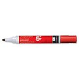 Magneetexperts 296131-4 droog afwisbaar whiteboard marker, 3 mm ronde punt, rood (4 stuks)