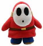 Nintendo Super Mario Pluche - Shy Guy Knuffel Blauw, Rood, Wit