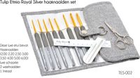 Tulip Etimo haaknaalden set royal zilver