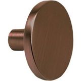 Viefe COMO Bouton de meuble en métal rond, Ø 41 mm - bronze brossé