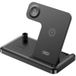 XO Design Chargeur réseau sans fil WX033 4 en 1, 15W, 1.67A, Noir