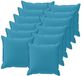 vidaXL Coussin Bleu Clair Polyester 50 x 50 cm (12 pièces)