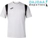 Joma Dynamo Wit Shirt Korte Mouw Gestreept Polyester Unisex 2XL