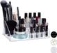 Merkloos Relaxdays make-up organizer - 16 vakken - cosmetica - lippenstift houder - transparant