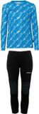 Uhlsport Progressive 28 Keeperset Kinderen - Cyaan / Wit | Maat: 164