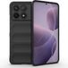 Techsuit Hoesje geschikt voor Xiaomi Poco X6 Pro - Magic Shield Silicone Back Cover - Zwart