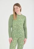 SLOPE Baselayer-Shirt Rei Vrouwen Lange Mouw XXS Groen (Mint) Polyester