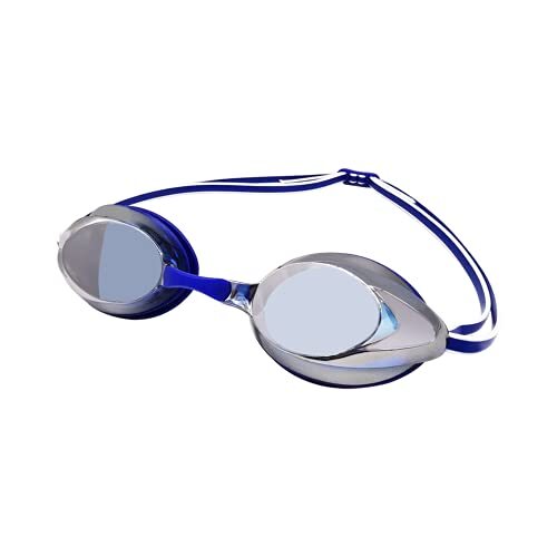 Grace Continental Ltd Amazon Basics Unisex zwembril voor volwassenen, gespiegeld - blauw