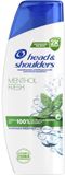 Head &amp; Shoulders Head & Shoulders Shampoo Menthol Fresh - 330 ml