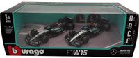 Bburago Mercedes-Benz F1 W15E '24 1:43 Set