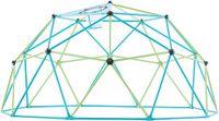 Merkloos 10FT geometrische klimkoepel voor kinderen, buitenspeeltuin met octopusnet en basketballen, draagvermogen 1000 lbs, eenvoudig te monteren speeltoestel voor in de achtertuin - perfect voor jongens en meisjes