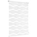 Sekey Dubbel rolgordijn, golven, klembevestiging, zonder boren, voor ramen, dubbel rolgordijn, 85 cm breed, duo-rolgordijn, golf, jaloezie, zonwering, 85 x 150 cm, wit