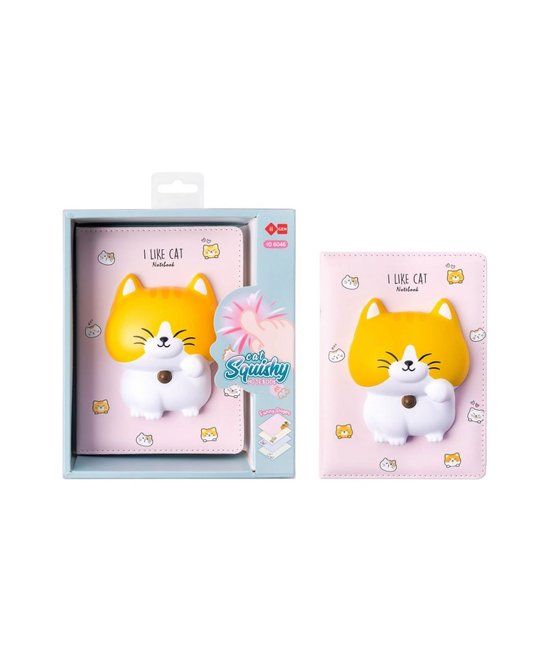Lazy Stars Notitieboekje Squishy Kat