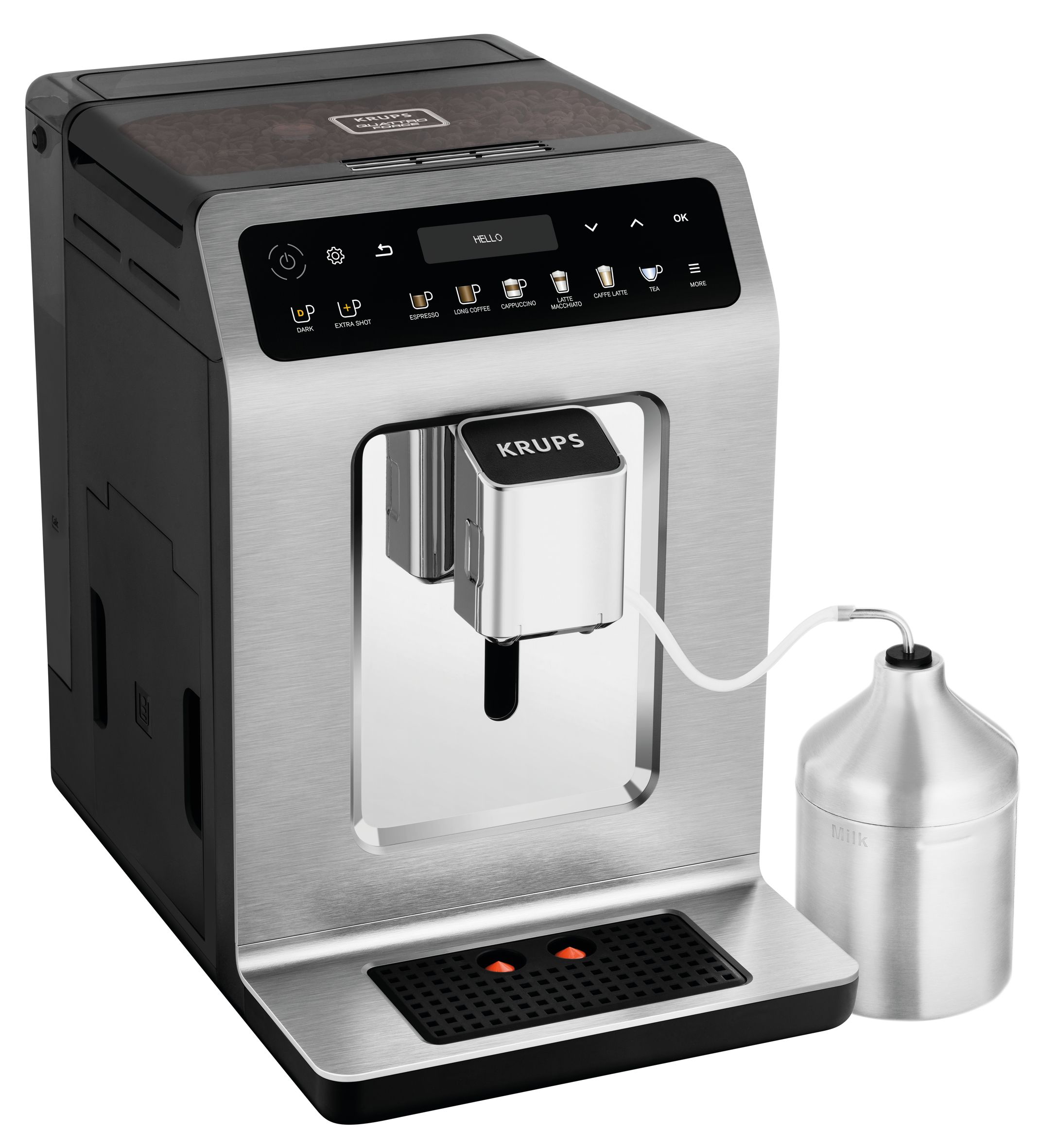 Krups Evidence EA894T - Volautomatische Espressomachine - Titanium