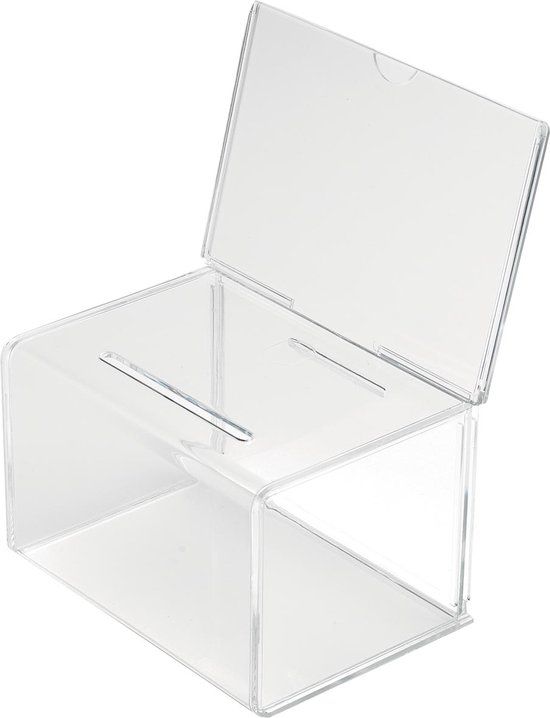 Deflecto ideëenbus met folderhouder, ft 20,5 x 13,5 x 16,5 cm