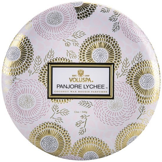 Voluspa 3 Wick - Geurkaars - 340gr - Panjore Lychee