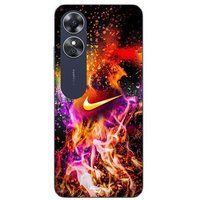 Nike Etui Oppo A17 gekleurde verf Maniacase