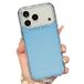 Apple Coque hybride iPhone 17 Pro Max/18 Pro Max anti-chocs avec dragonne - Bleue