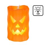 Boland LED Kaars Pompoen 10x6 cm