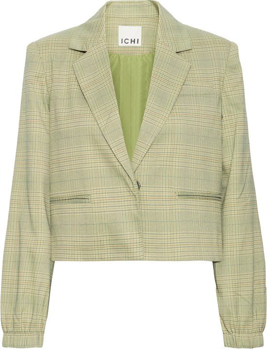 Ichi IHJOLI BL Dames Blazer/colbert - GREEN CHECK