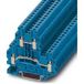 Phoenix Contact 3044649 Borne de passage 5,2 mm Vis Affectation : Double Bleu 50 pièce(s) Paquet