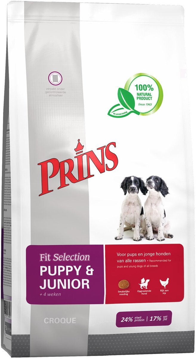 Prins fit selection puppy / junior hondenvoer 10 kg