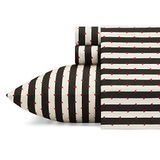 Betsey Johnson Lakenset, Polyester, Wonderland Streep, Twin XL