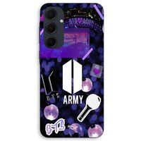 Maniacase Coque Pour Samsung galaxy A35 BTS army logo Bangtan Subs