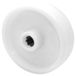 WAGNER 04952501 Stuurwiel/bokrol/meubelwiel, diameter Ø 125 mm, wit, draagkracht 100 kg