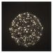 EMOS Led-draadbol met 200 leds, warmwit, fonkelend effect, ronde decoratie om op te hangen en neer te zetten, 5 m kabel incl. voeding, diameter 20 cm, lichtbol voor huis en tuin, zwart