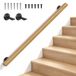 StarTech Houten trapleuning - 120 cm - Antislip - Wandmontage