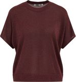 WE Fashion Dames fijngebruide trui met glittergaren