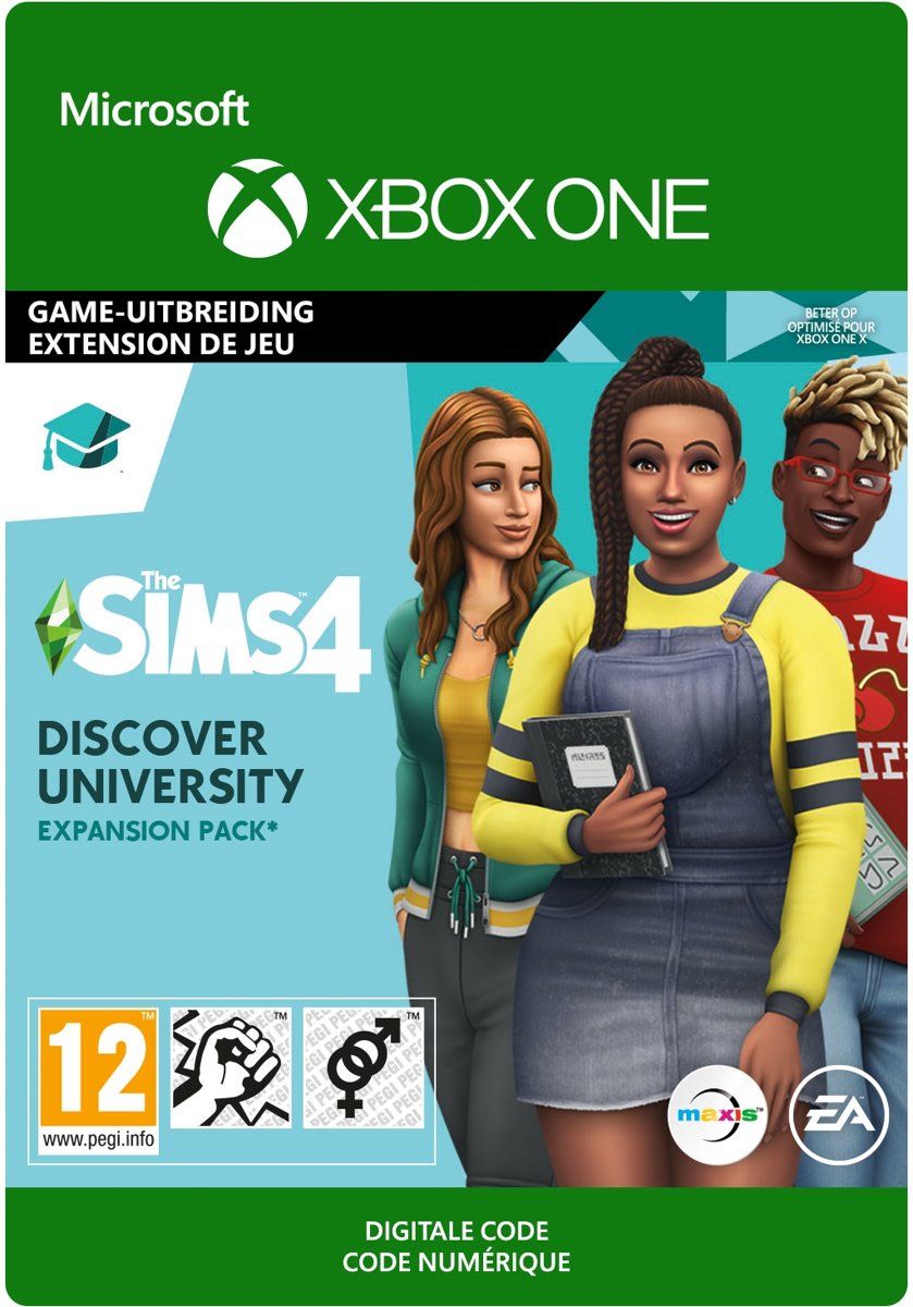 Electronic Arts The Sims 4: Discovery University - Add-On - Xbox One Download - 0889842554311